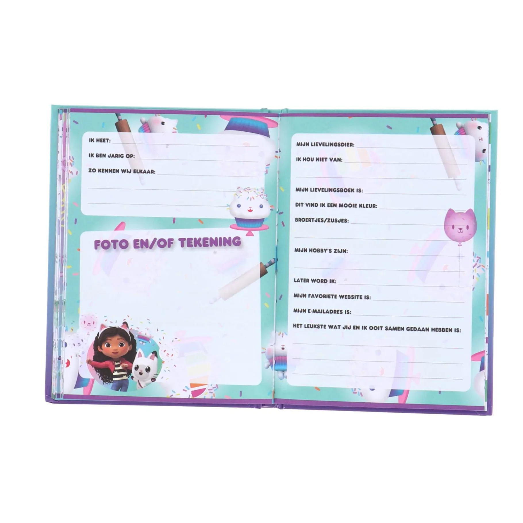 Vriendenboeken> Gabby's Dollhouse Boek Vriendenboek