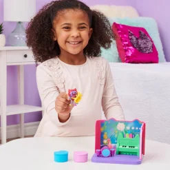 Speelsets|Jongens></noscript>Spinmaster Gabby's Dollhouse Deluxe Room DJ Kattenkruid  Muziekkamer