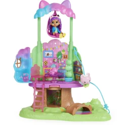 Speelsets|Jongens></noscript>Spinmaster Gabby's Dollhouse Kitty's Fairy's Garden Treehouse