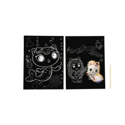 Krasfolie> Gabby's Dollhouse Kraskunst 26x19,5cm 2 Stuks