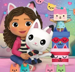 Legpuzzels> Gabby's Dollhouse puzzel 3 x 48 stukjes