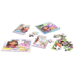 Legpuzzels>Clementoni Gabby's Dollhouse Puzzel 4-in-1 (12, 16, 20, 24)