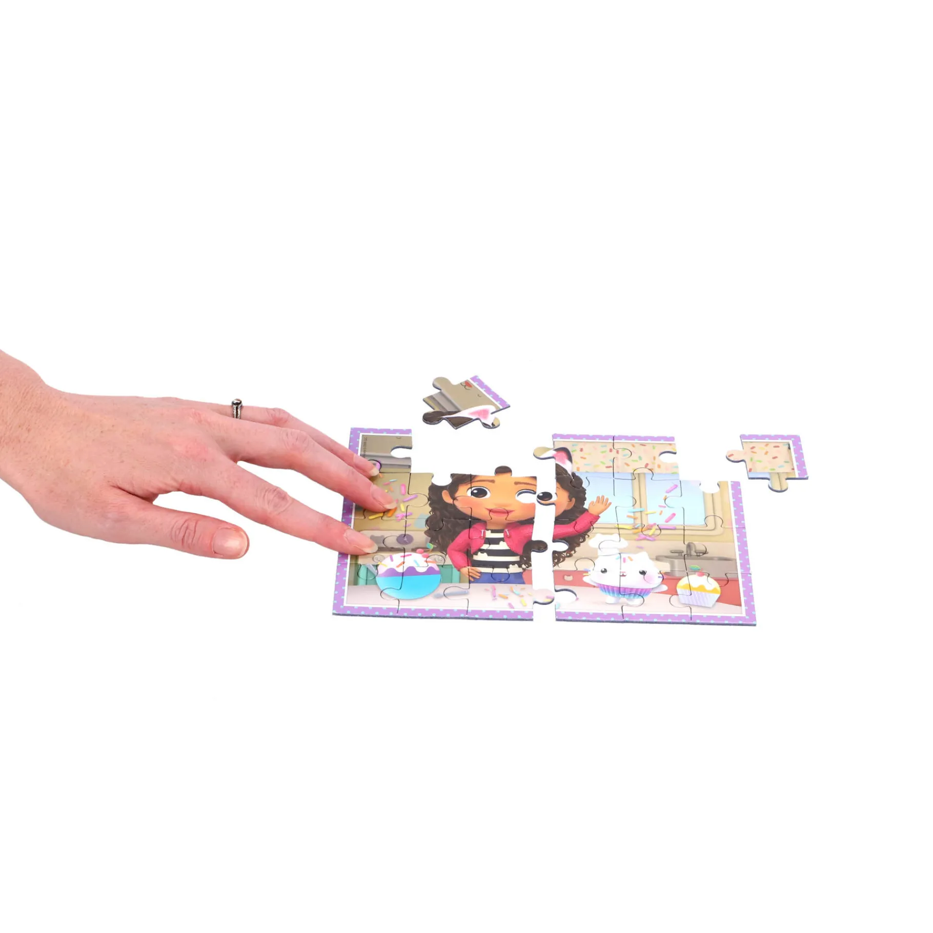 Legpuzzels>Clementoni Gabby's Dollhouse Puzzel 4-in-1 (12, 16, 20, 24)