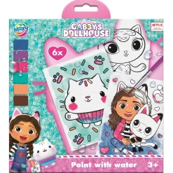 Kleurboeken> Gabby's Dollhouse schilderen met water