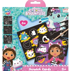 Paraplu's En Tassen|Krasfolie> Gabby's Dollhouse scratch kaarten met pen