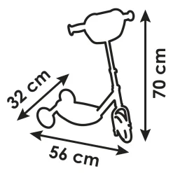 Steps></noscript> Gabby's Dollhouse step met 3 wielen