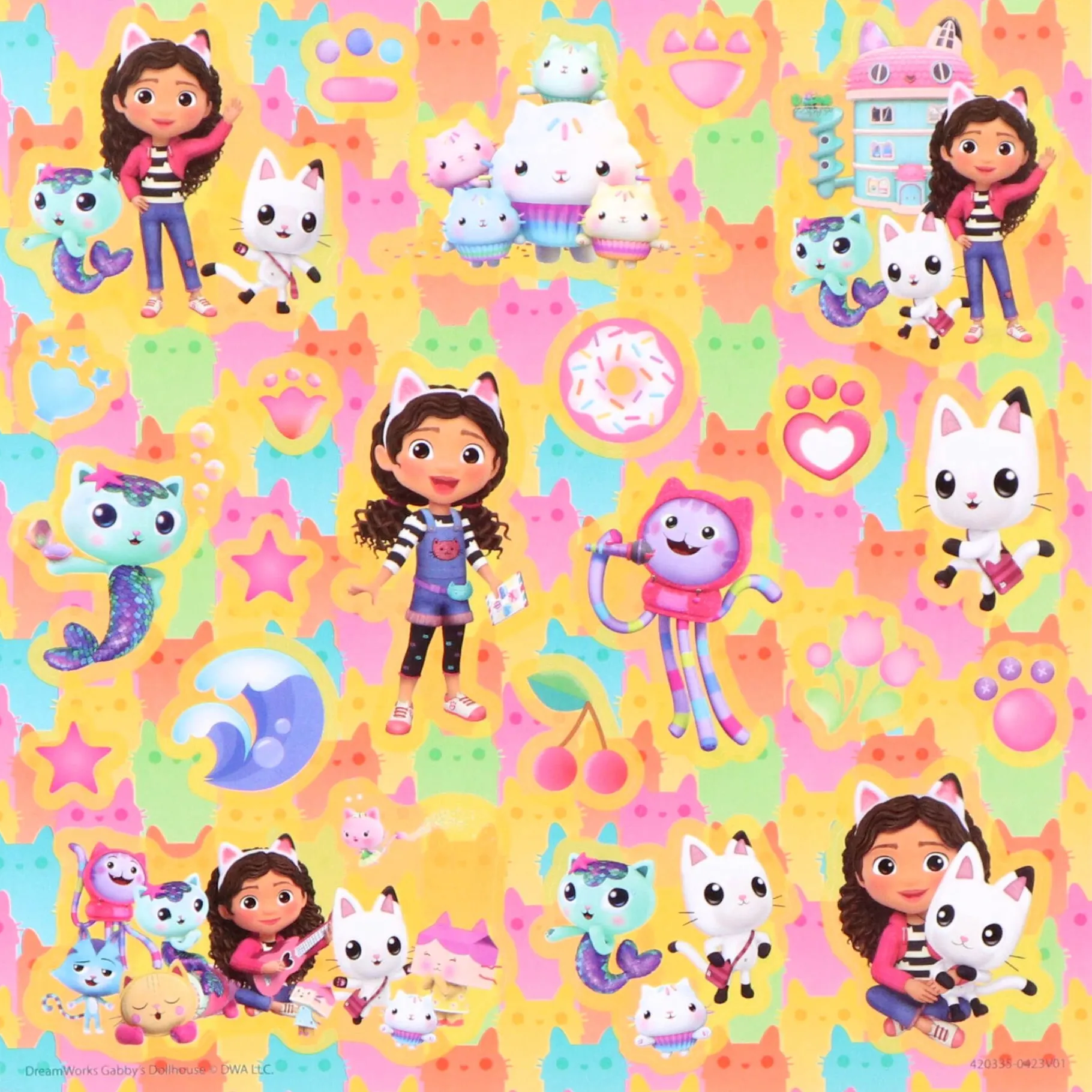 Stickers>Totum Gabby's Dollhouse stickerset