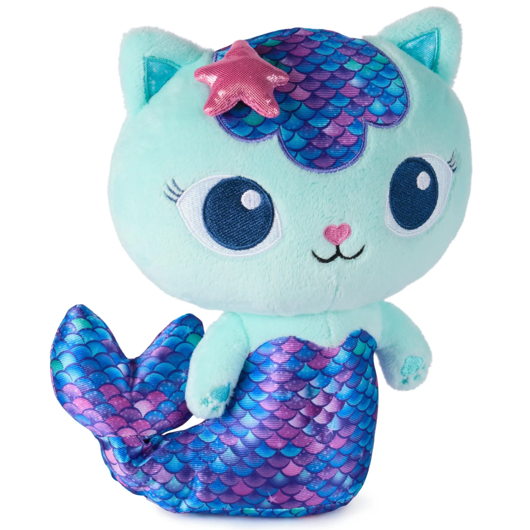 Plucheknuffels>Spinmaster Gabby's Poppenhuis - Deluxe Plush Meerminkat