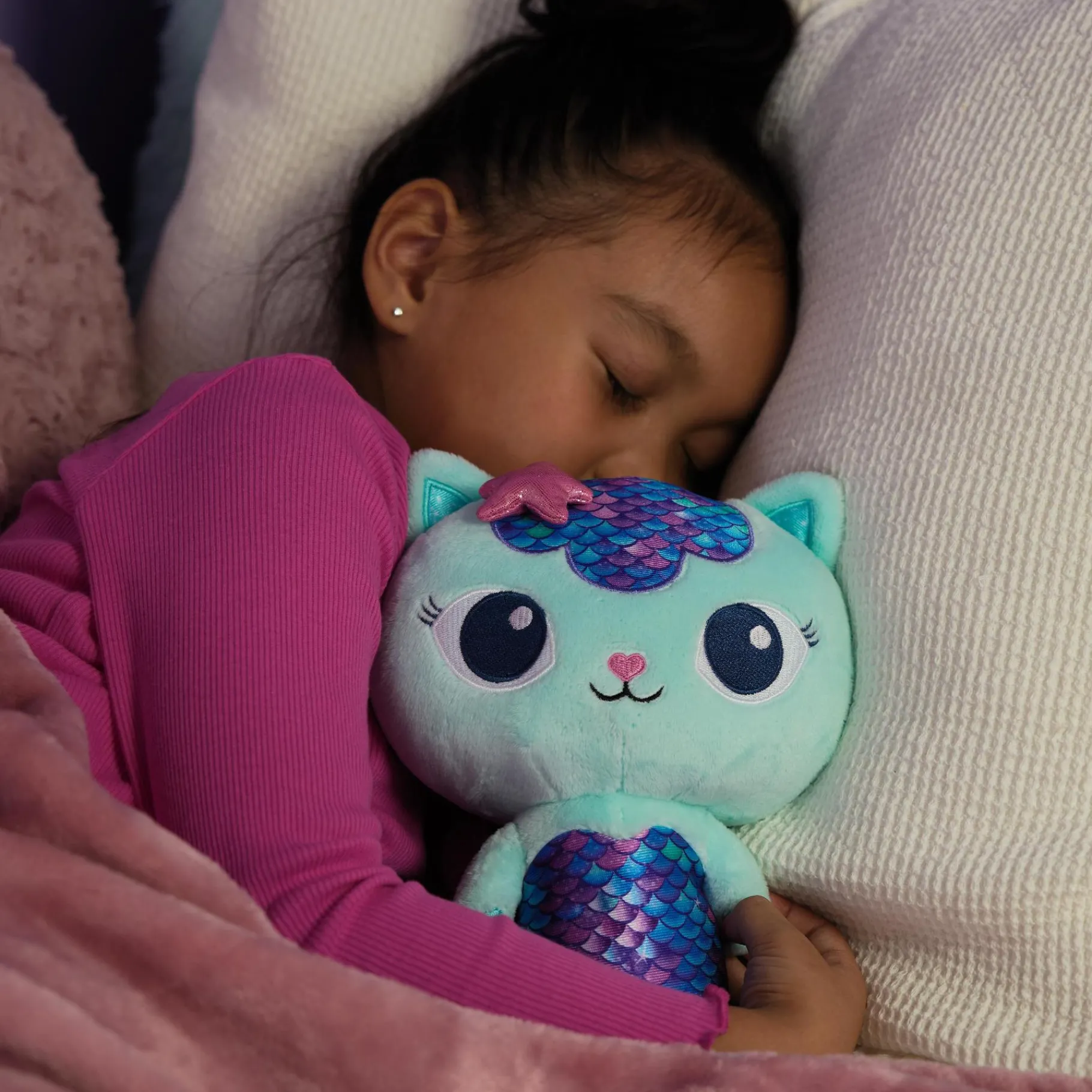 Plucheknuffels>Spinmaster Gabby's Poppenhuis - Deluxe Plush Meerminkat