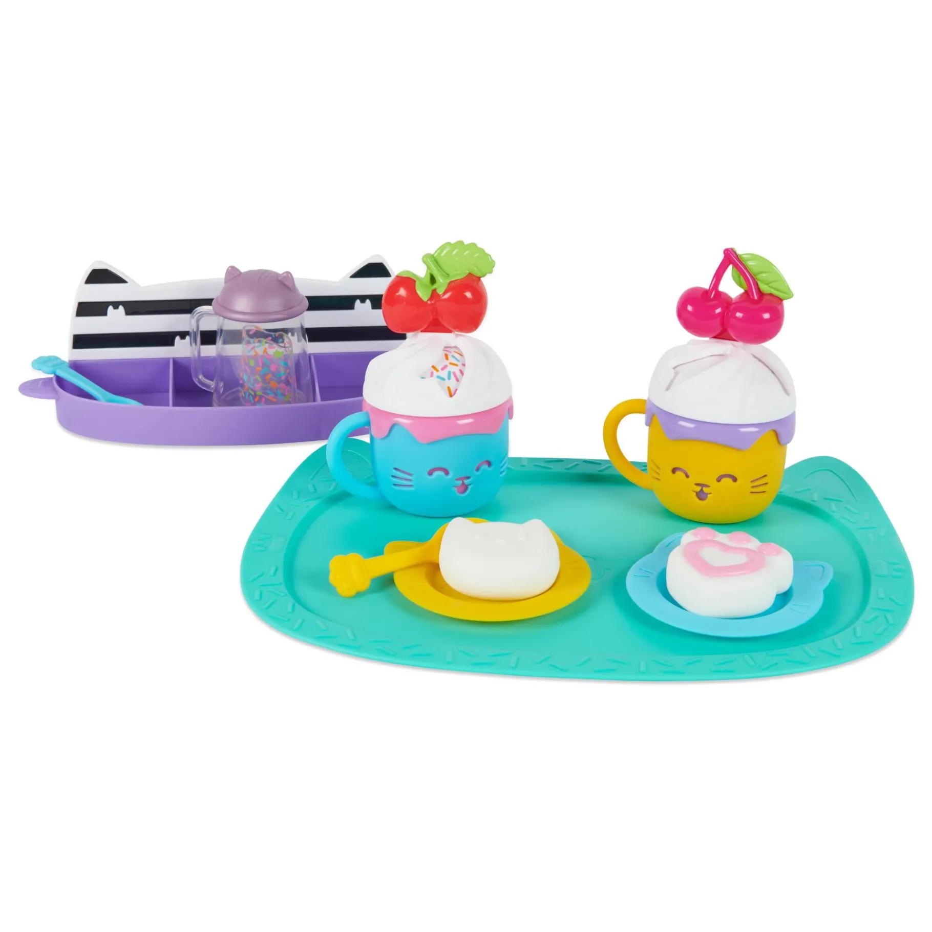 Servies|Meisjes>Spinmaster Gabby's Poppenhuis Sprinkle Party Serviessetje