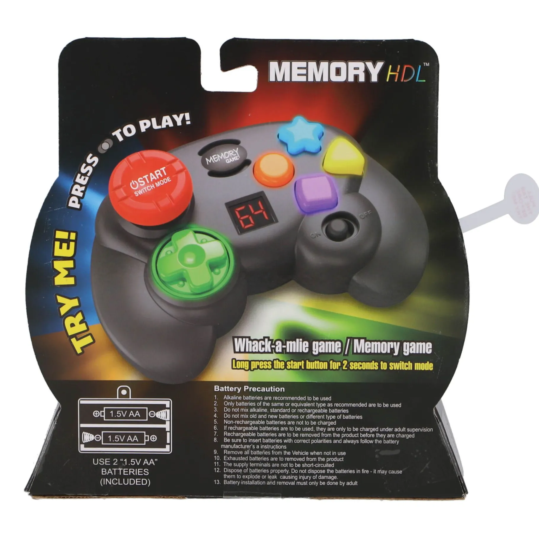 Memory> Geheugen Volgspel Met Licht En Geluid Controller