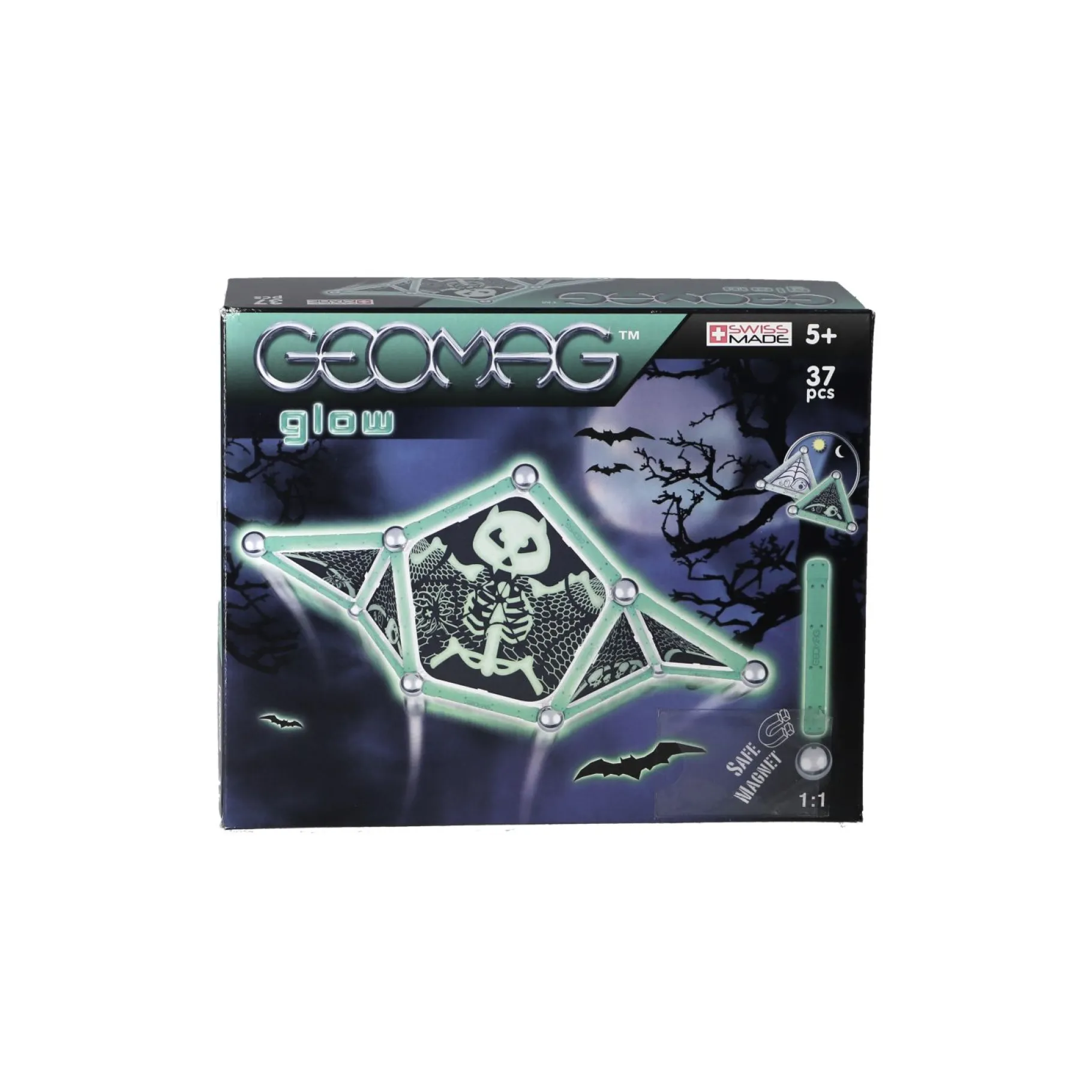 Jongens|Bouwstenen>Geomag Glow Bouwset 37 Stuks