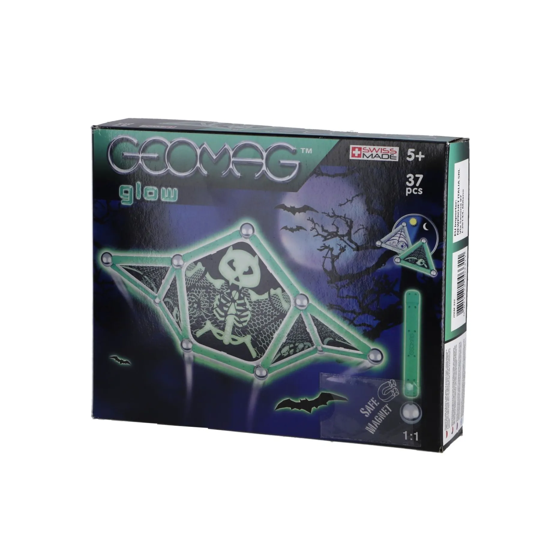 Jongens|Bouwstenen>Geomag Glow Bouwset 37 Stuks