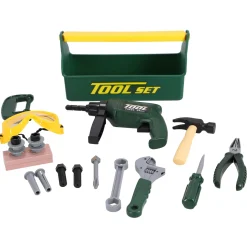 Jongens|Werkbank / Gereedschap> Gereedschapset met boormachine