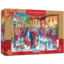 Legpuzzels> Gibsons puzzel Winter Wonderland 1000 stukjes