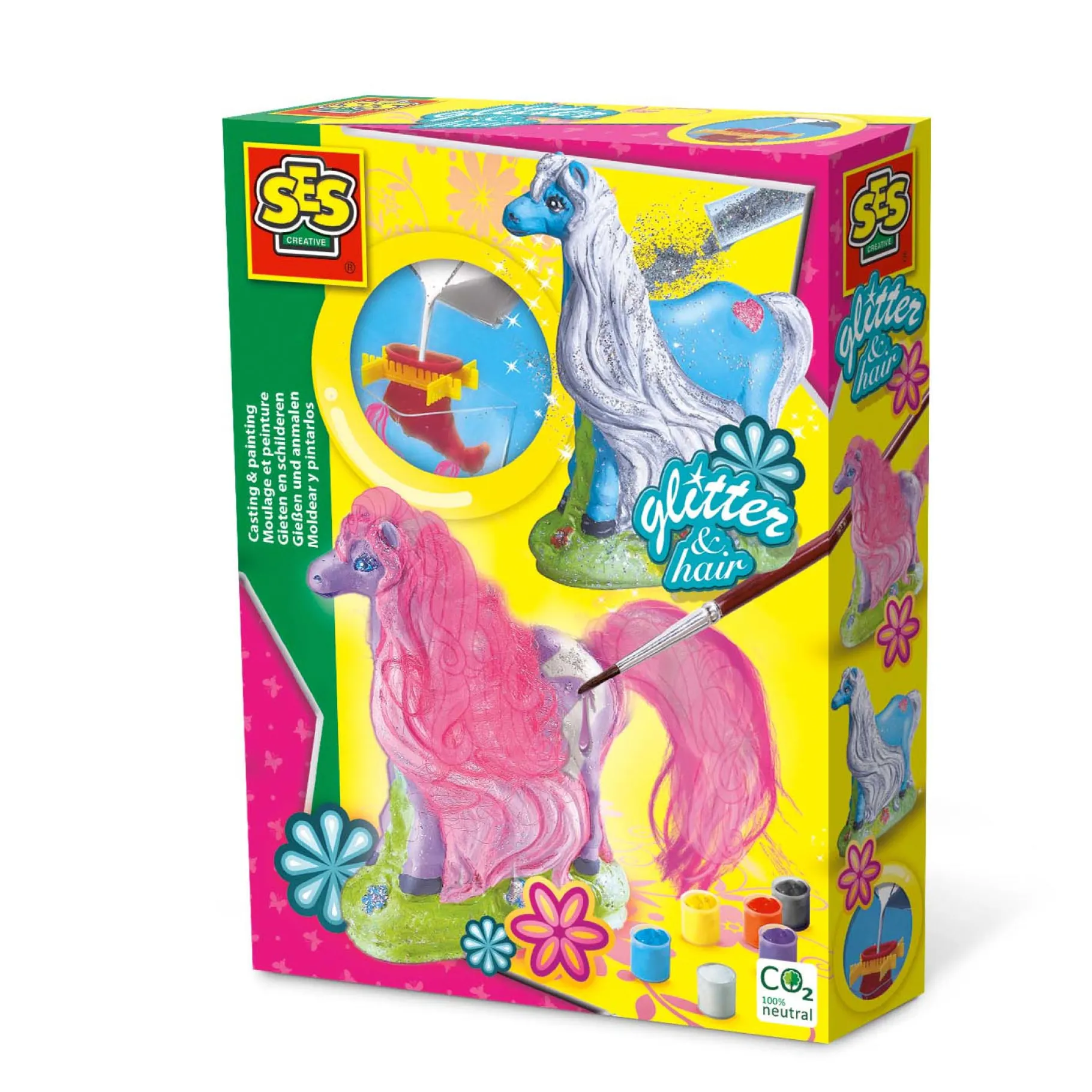 Gips>Ses Gips Gieten Paard Met Manen