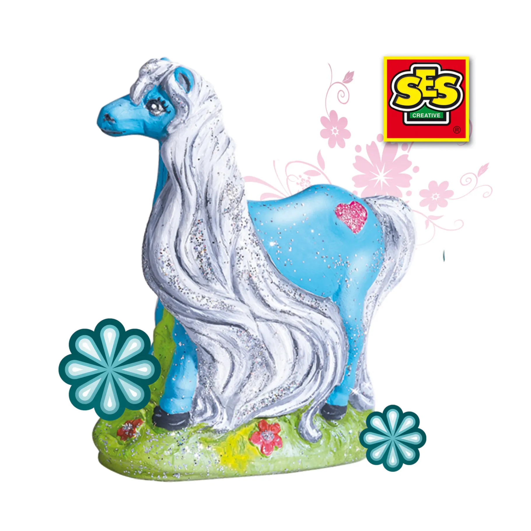 Gips>Ses Gips Gieten Paard Met Manen