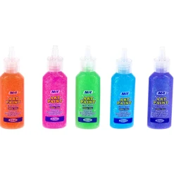 Knutselen> Glitterlijm 5 kleuren