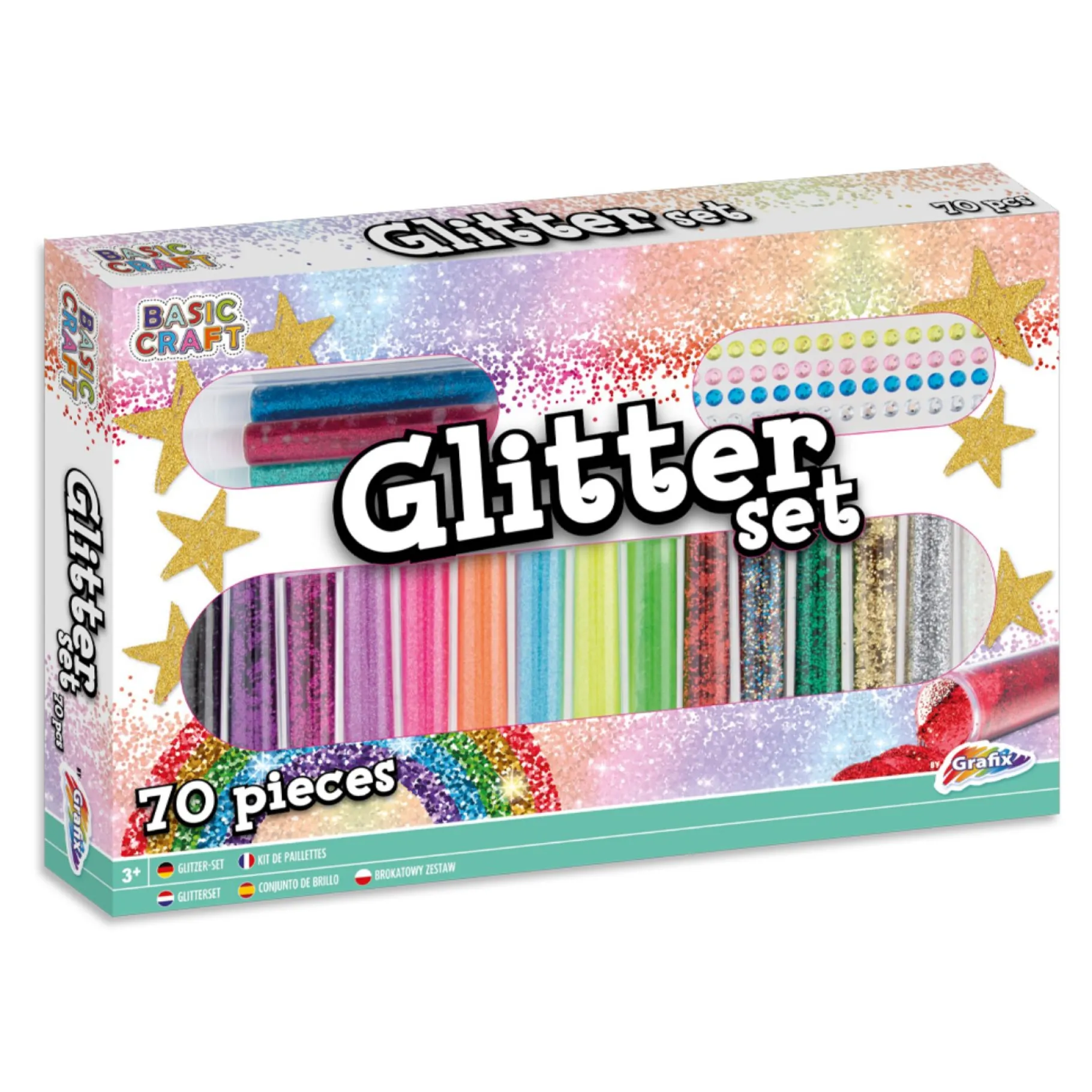Knutselsets>Grafix Glitterset 70-Delig