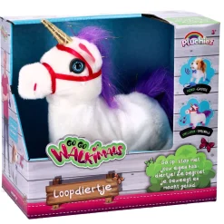 Meisjes|Speelfiguren>Pluchiez Go Go Walkimals Interactieve Unicorn Knuffel