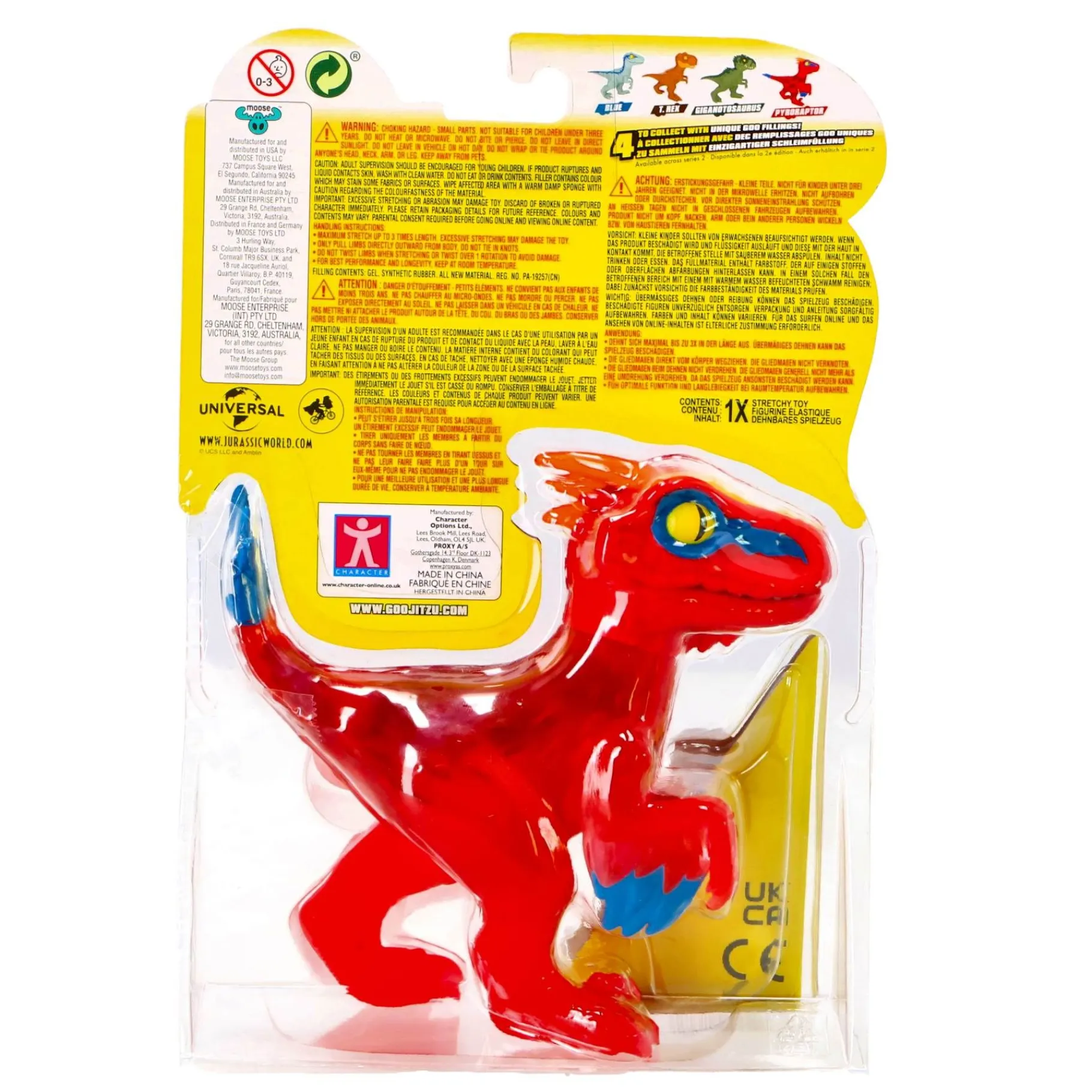 Speelfiguren> Goo Jit Zu Jurassic World Pyroraptor