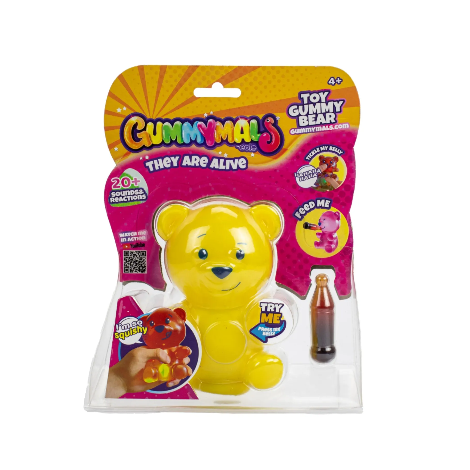 Speelfiguren> Gummymals Gummy Bear Geel