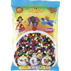 Strijkkralen>Hama Strijkkralen 3000 Stuks Diverse Kleuren