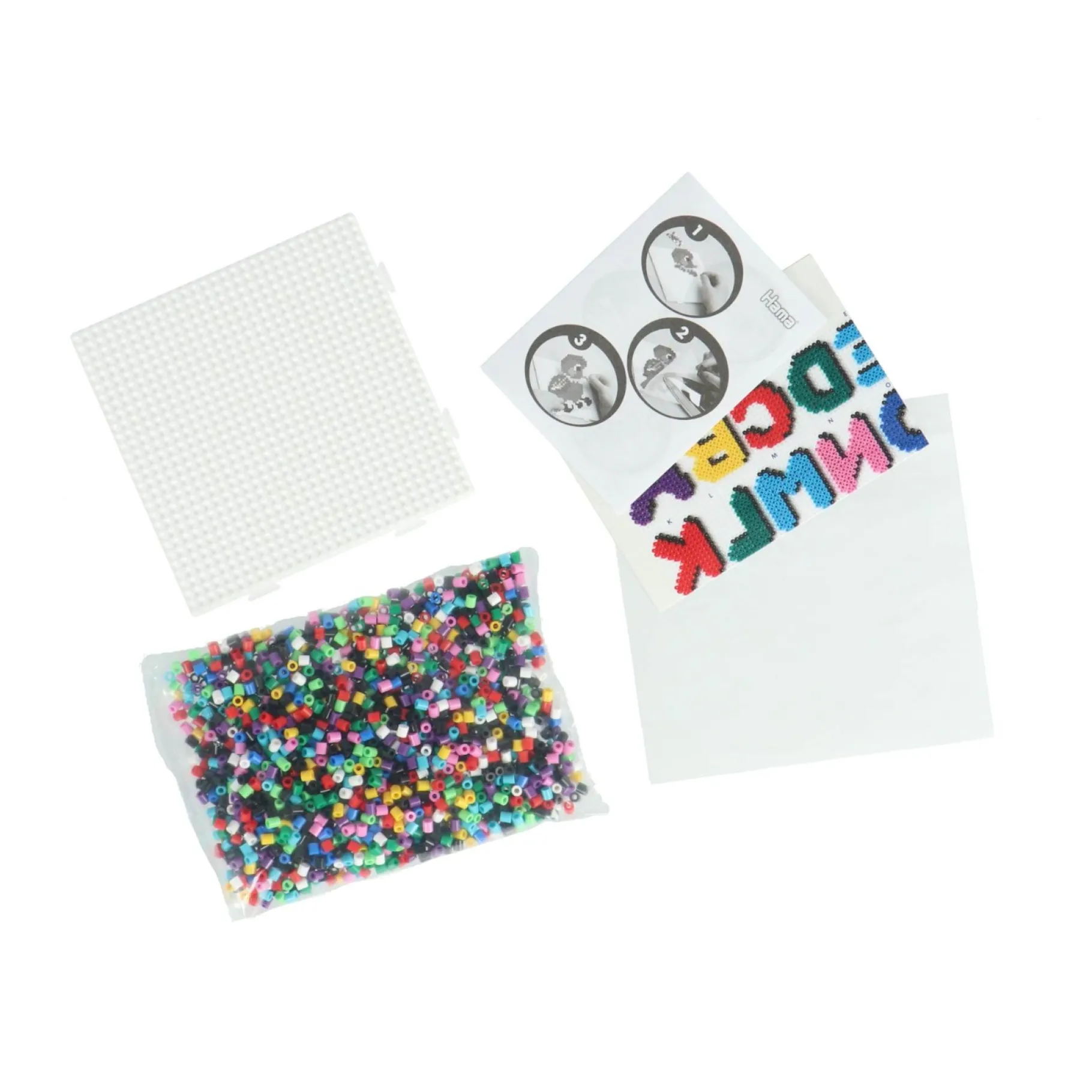 Strijkkralen|Plucheknuffels>Hama strijkkralen 2000 stuks letters