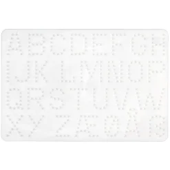 Strijkkralen>Hama Strijkkralen Grondplaat Letters Wit