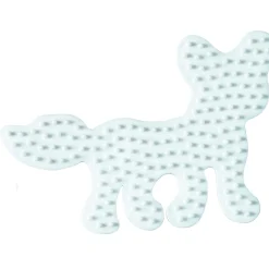 Strijkkralen>Hama Strijkkralen Grondplaat Vos Wit