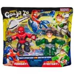 Actiefiguren|Jongens> Heroes Of Goo Jit Zu Figures 2 Pack Marvel Spiderman vs Octopus