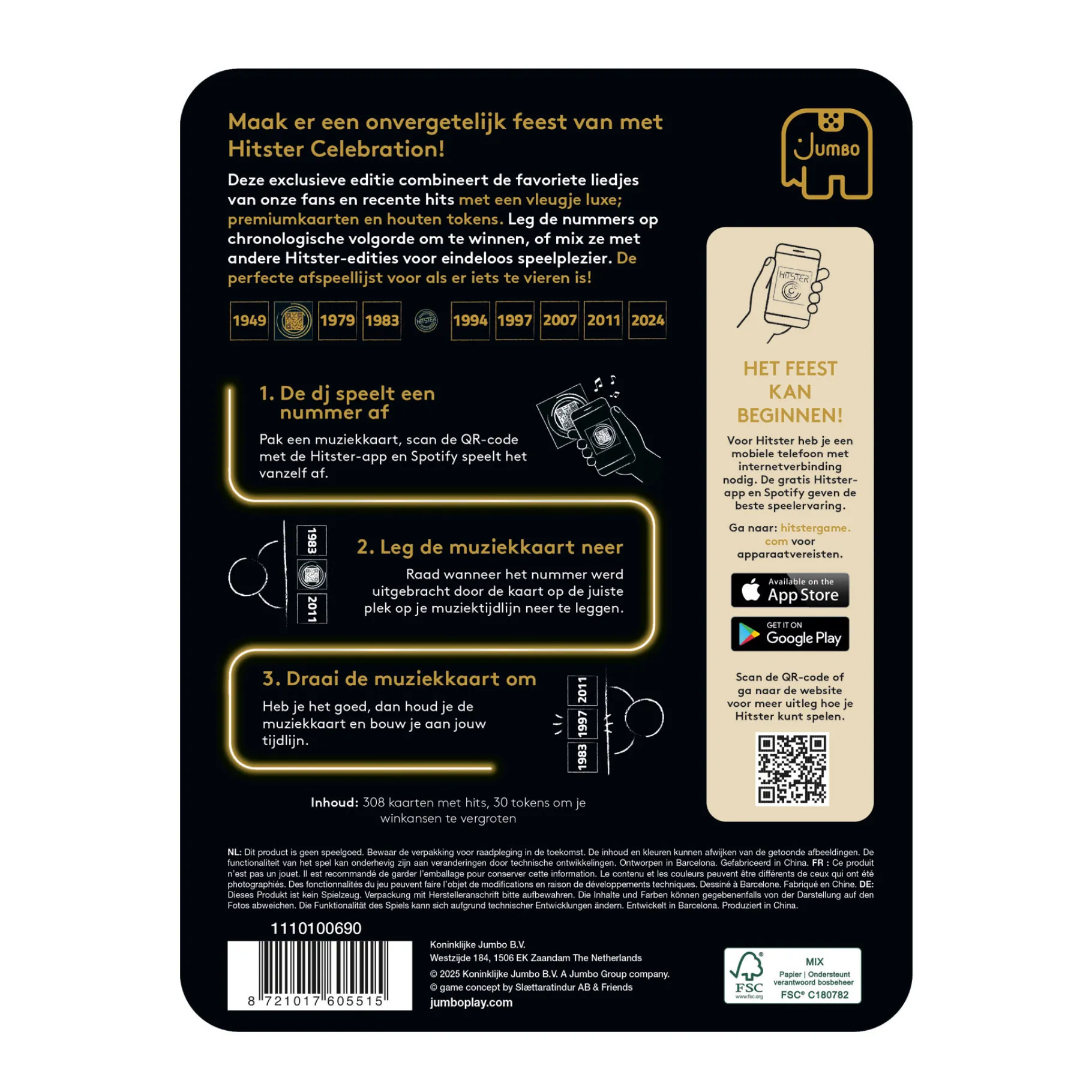 Familiespellen>Jumbo Hitster Celebration