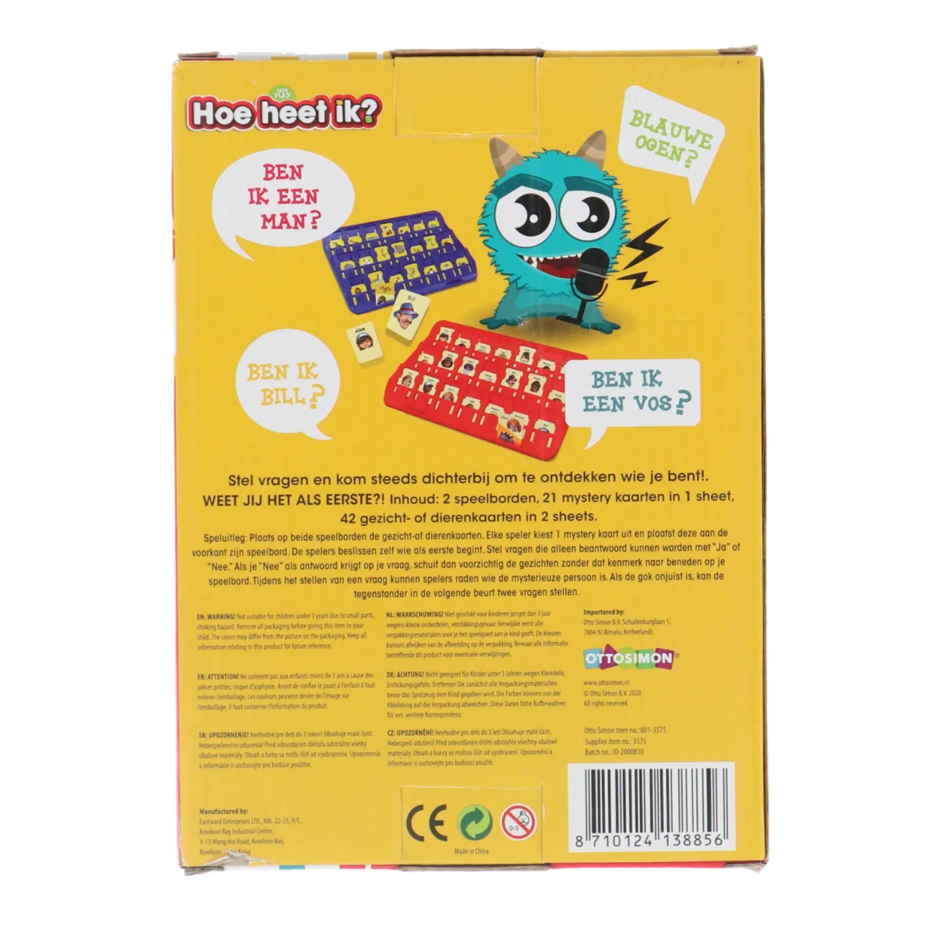 Reisspellen>Lets Play Hoe Heet Ik? - Reisspel