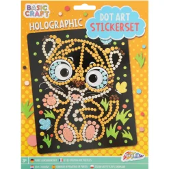 Stickers>Grafix Holographic Dot Stickerset, 3 ass. Â 22 x 18 cm