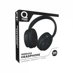 Koptelefoon> Hoofdtelefoon draadloos zwart