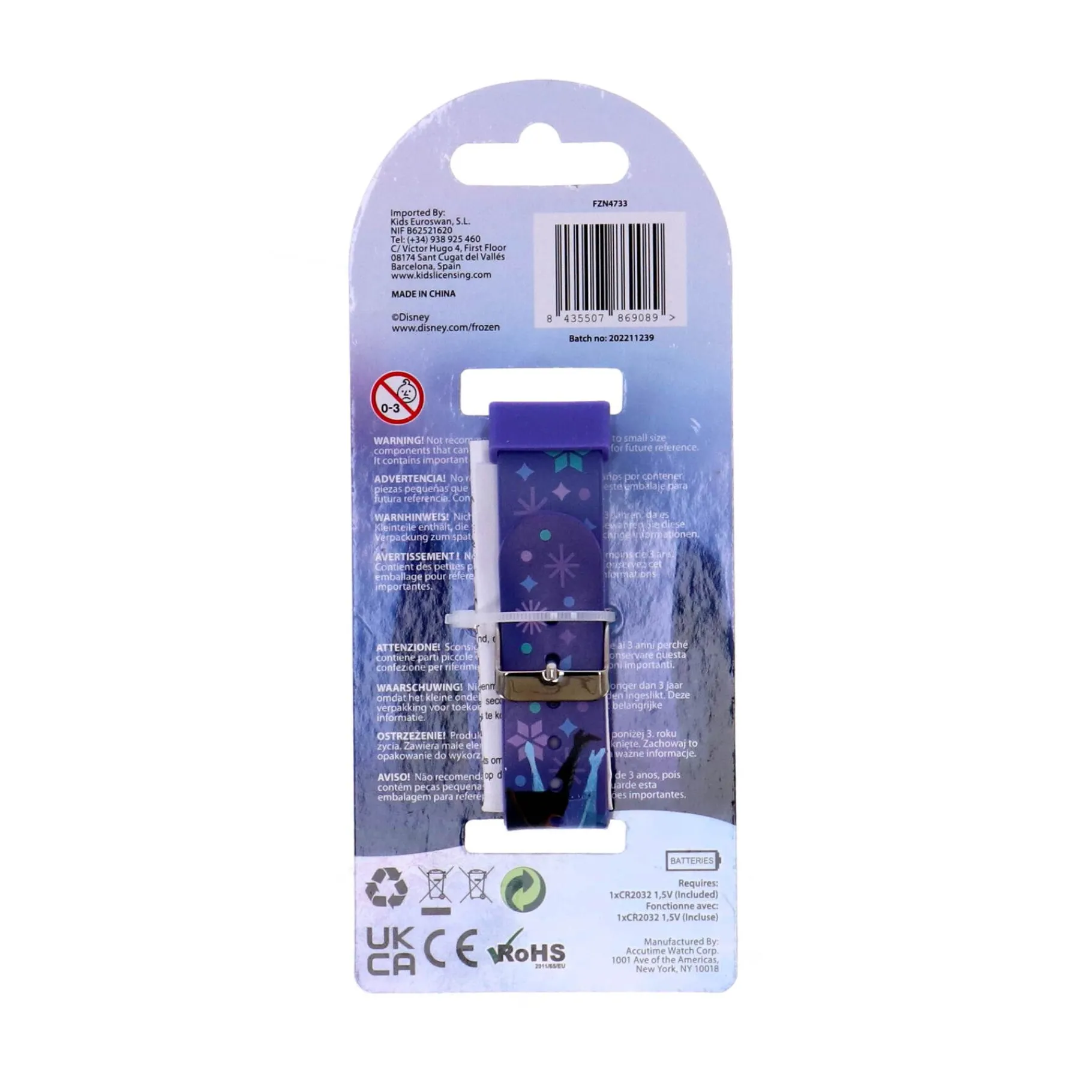 Horloge>Accutime Horloge Disney Frozen Led