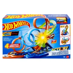 Racebanen|Jongens> Hot Wheels Action Endless Loop Boosted Set
