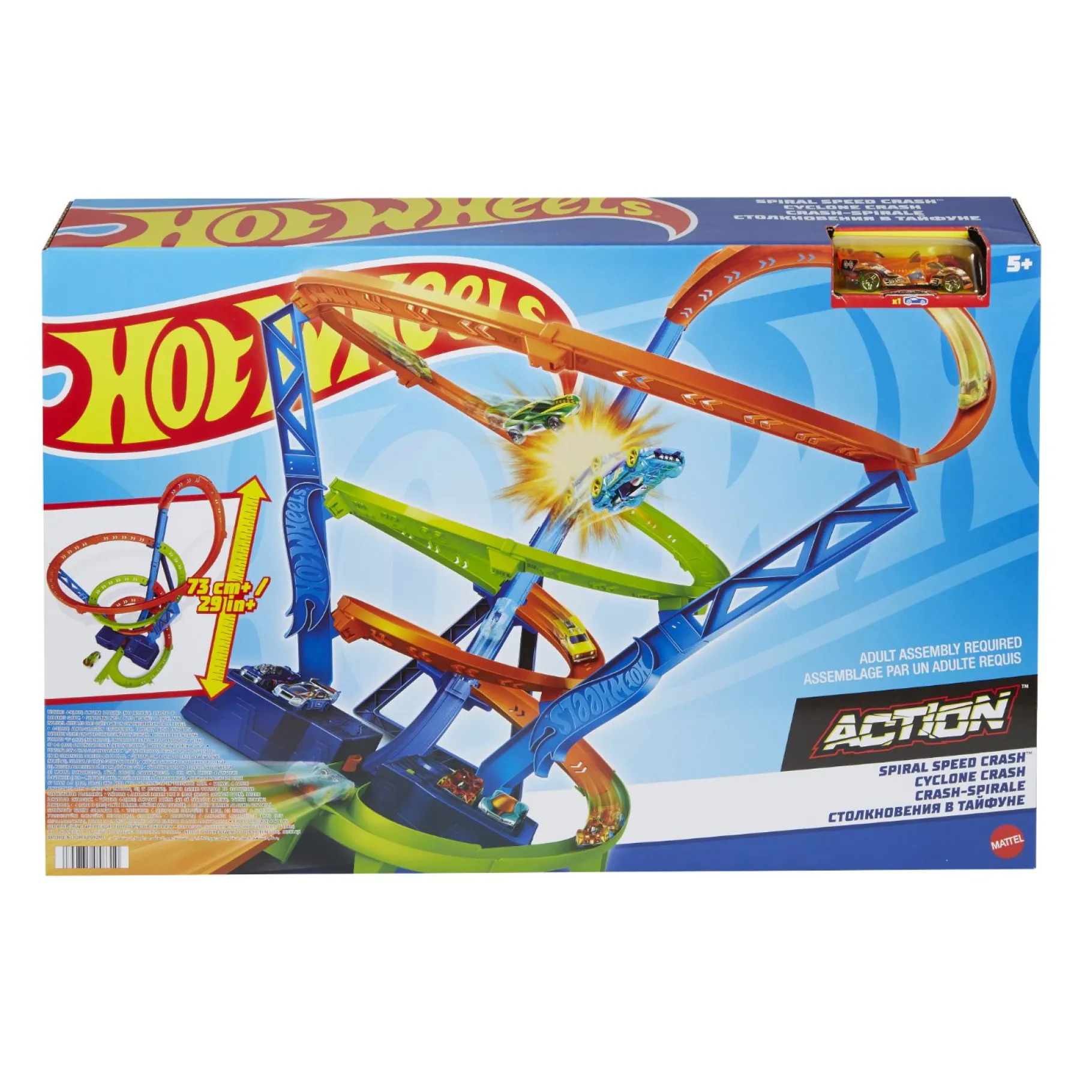 Stuntsets|Jongens>Mattel Hot Wheels Action Hyper-Speed Crash