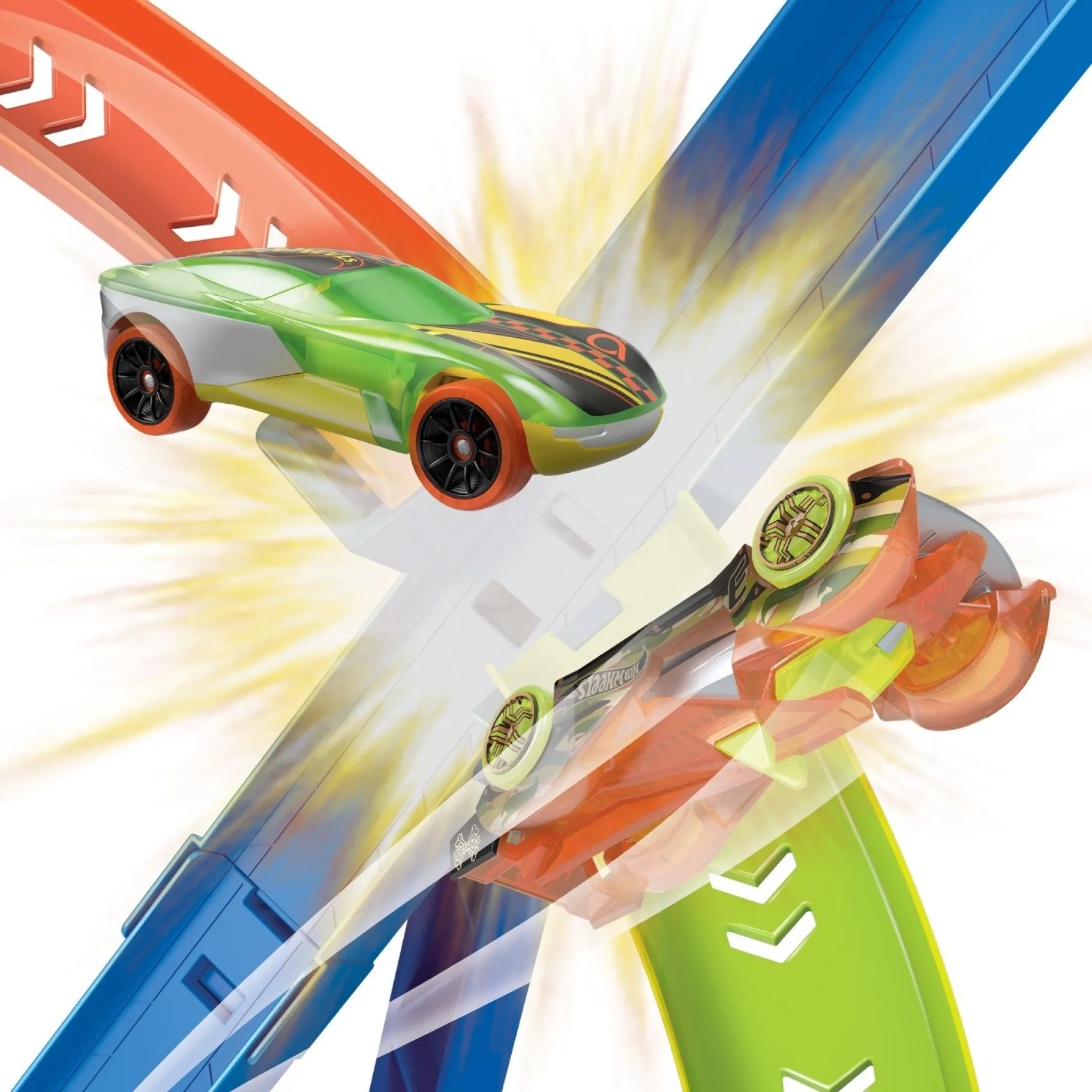 Stuntsets|Jongens>Mattel Hot Wheels Action Hyper-Speed Crash