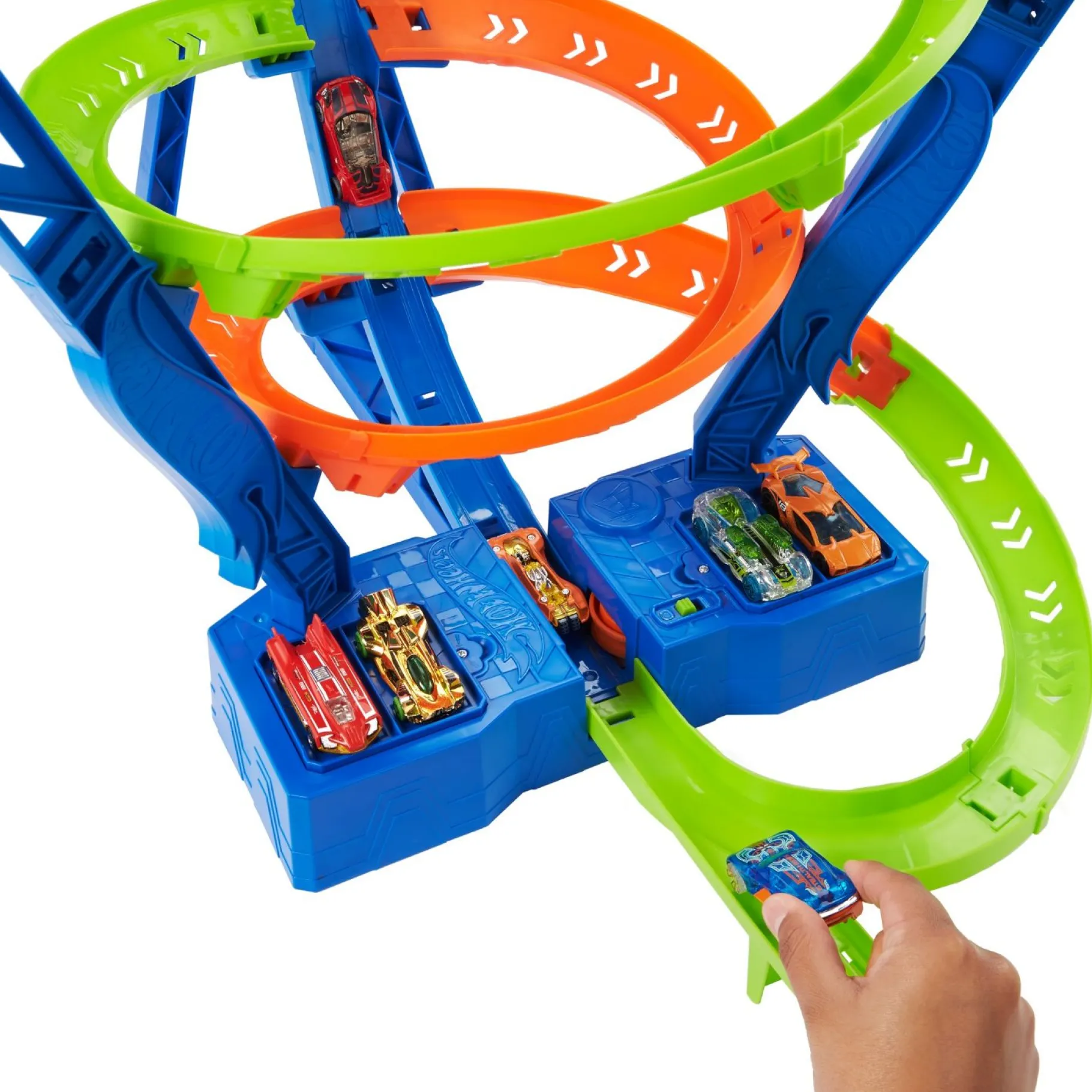 Stuntsets|Jongens>Mattel Hot Wheels Action Hyper-Speed Crash