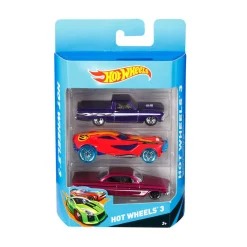 Auto's|Jongens>Mattel Hot Wheels Auto Diecast 3-Pack Assorti