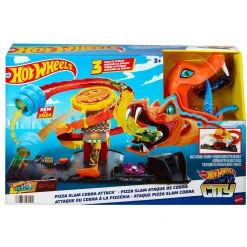 Stuntsets|Jongens> Hot Wheels city pizza slam cobra attack