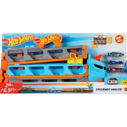 Auto's|Jongens>Mattel Hot Wheels City Speedway Transportwagen