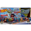 Racebanen|Jongens> Hot Wheels City Ultra Shark Car Wash