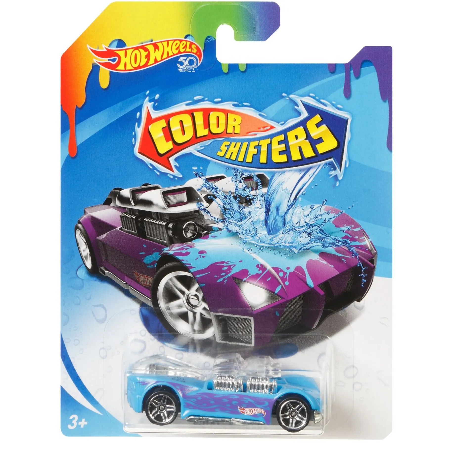 Auto's|Jongens>Mattel Hot Wheels Die Cast Color Changers 1:64 Auto Assorti
