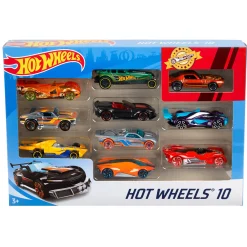 Auto's|Jongens>Mattel Hot Wheels Diecast 10 Pack Assorti