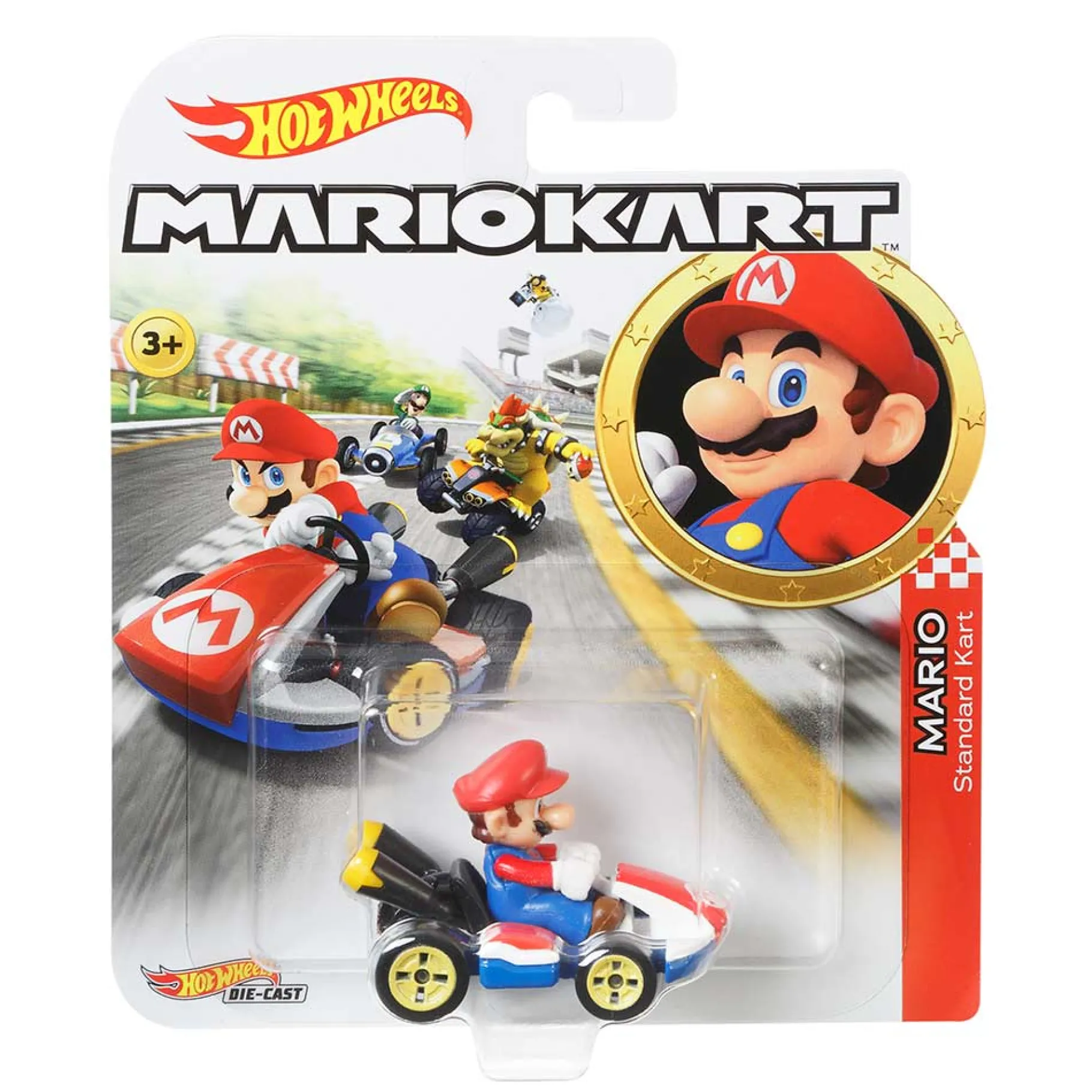 Stuntsets|Jongens> Hot Wheels Mario Kart Voertuigen Assorti