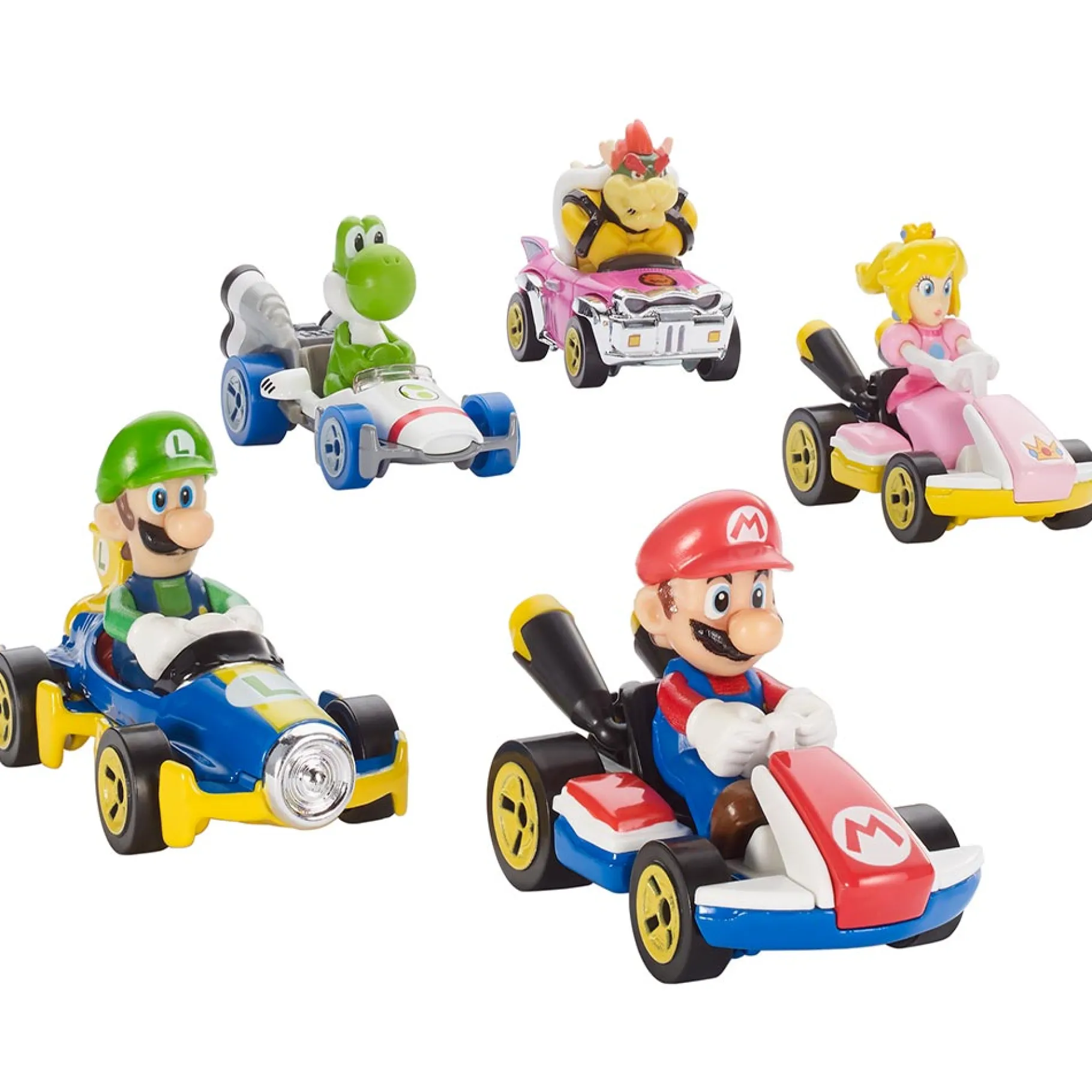 Stuntsets|Jongens> Hot Wheels Mario Kart Voertuigen Assorti