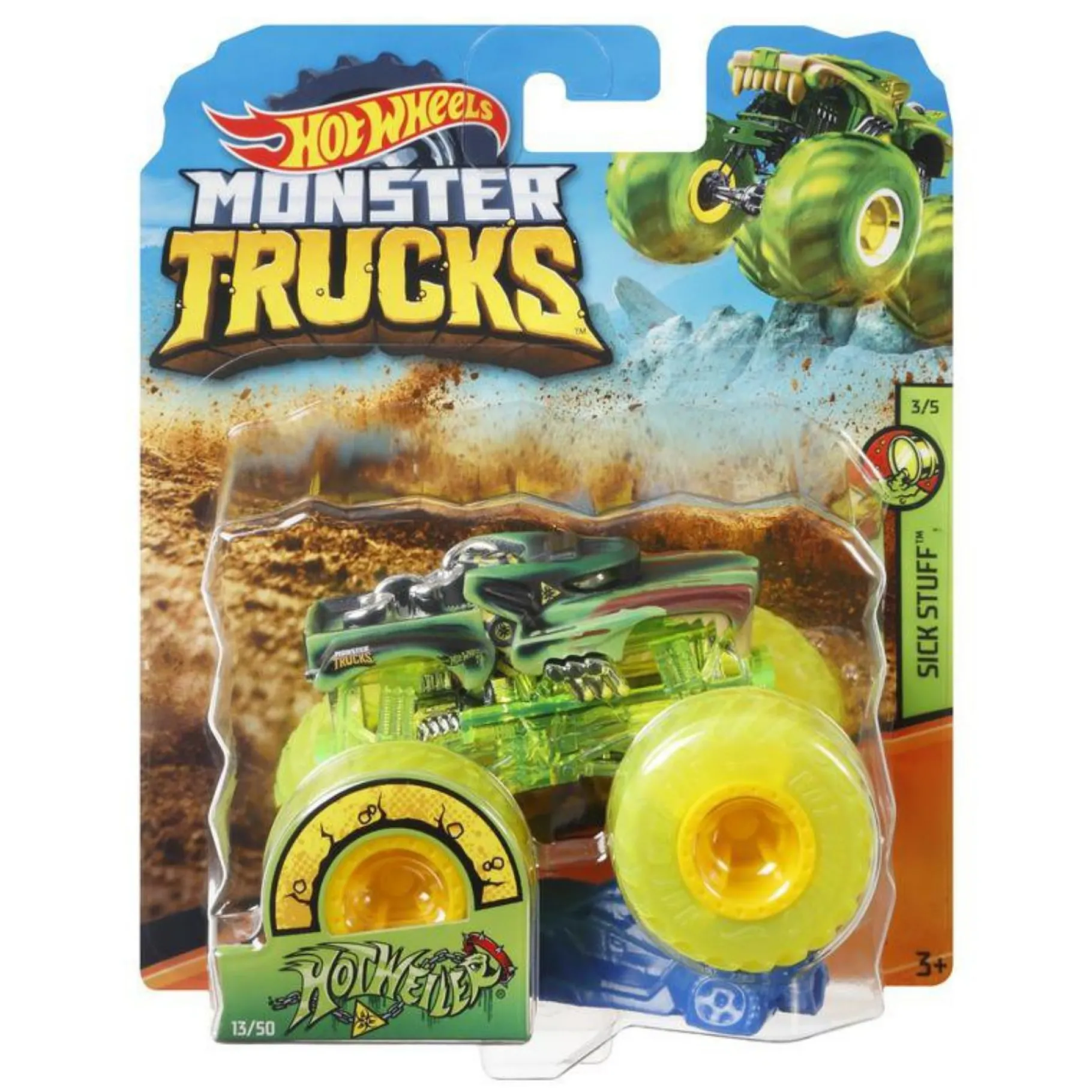 Jongens|Auto's>Mattel Hot Wheels Monster Trucks 1:64 Assorti