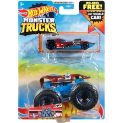 Auto's>Mattel Hot Wheels Monster Trucks + Bonus 1:64 Assorti